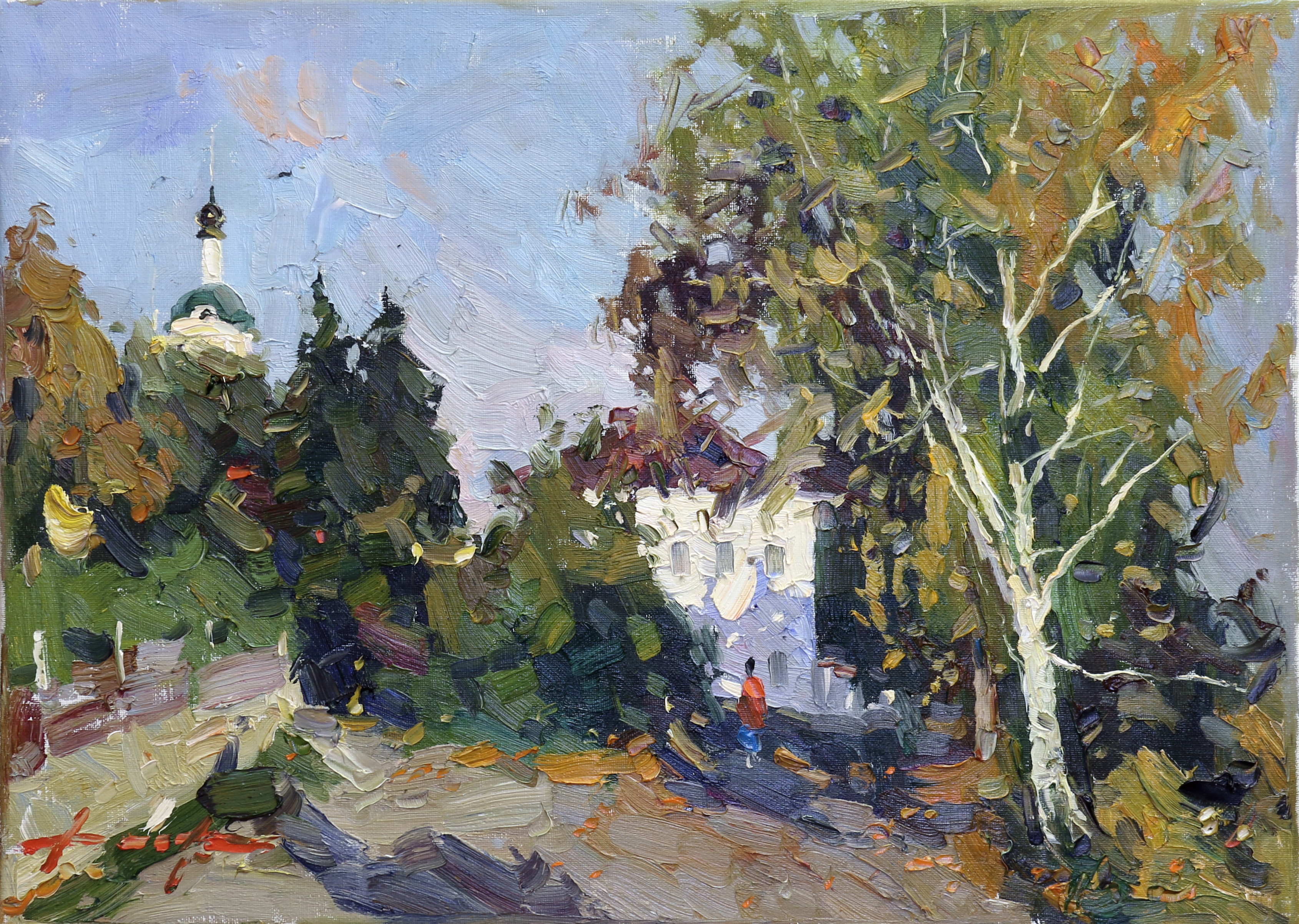 Долгашёв К. А. Осень. Плёс. 2015. Холст, масло. 48х68