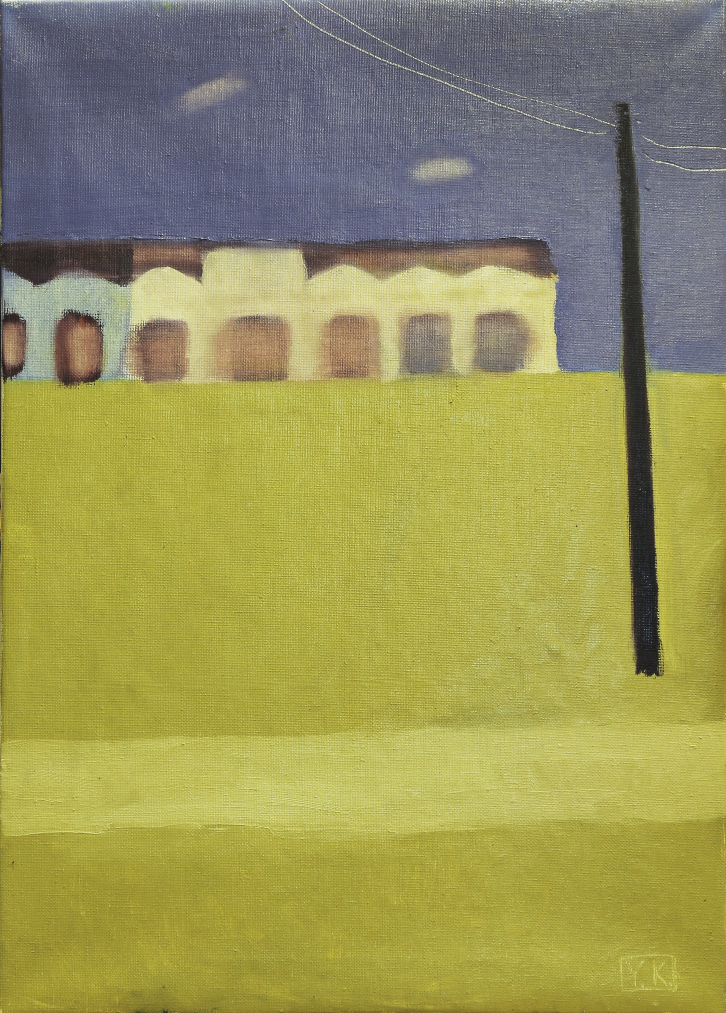 Хорев Ю. Е. Небо над Плёсом. Торговые ряды. 2015. Х., м. 68х48